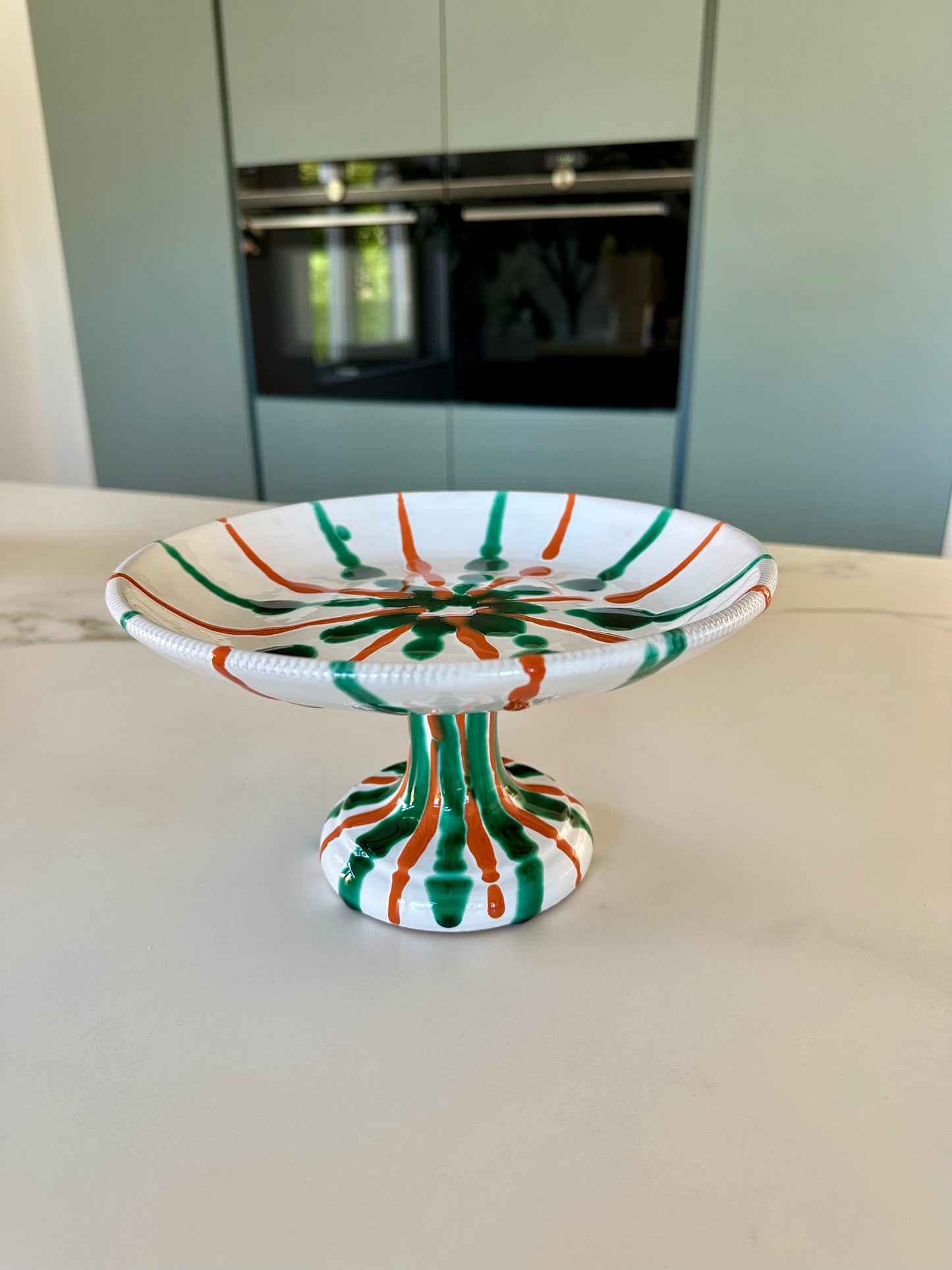 Schaal Vito oranje/groen