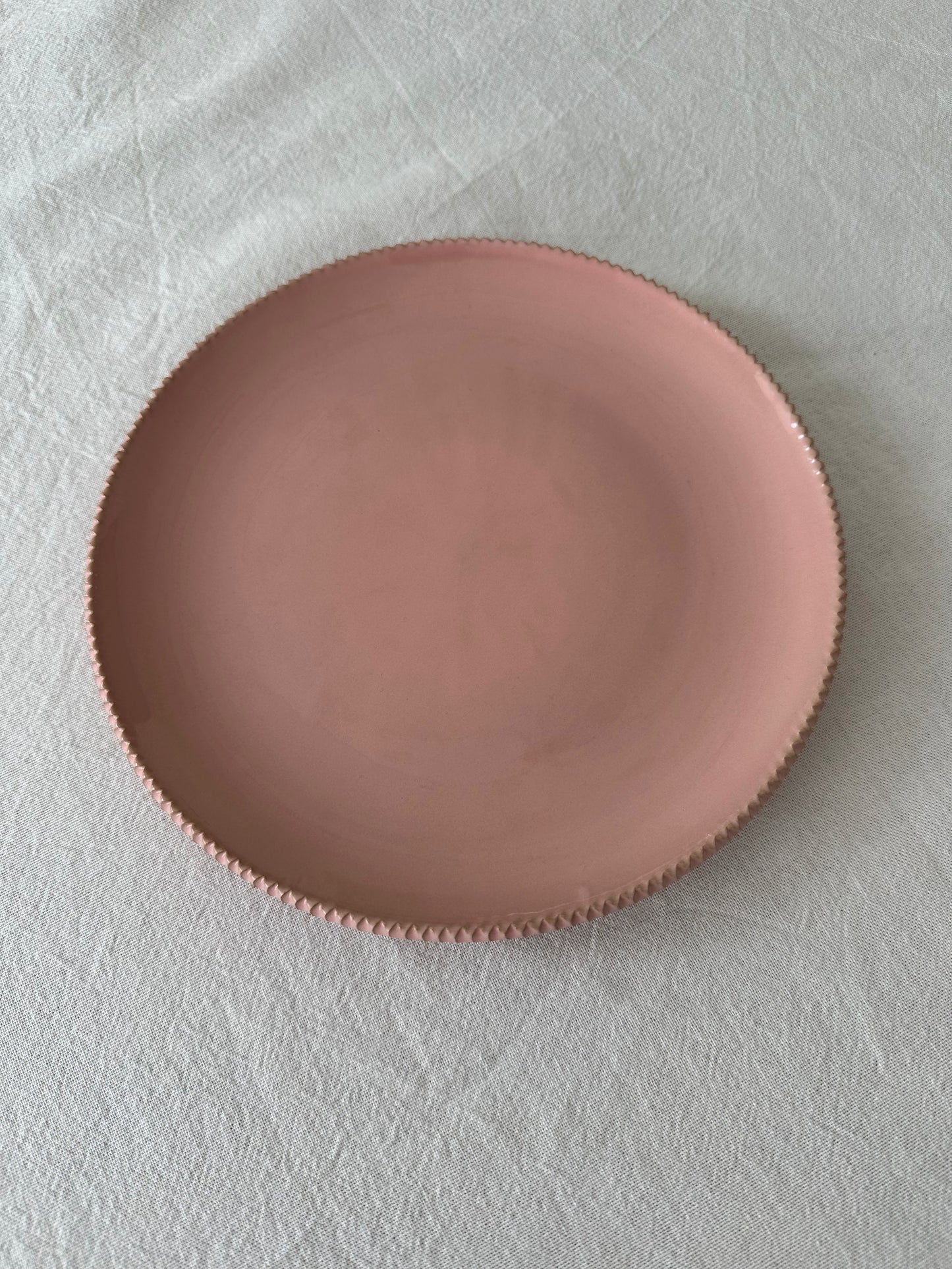 Ontbijtbord Bella roze