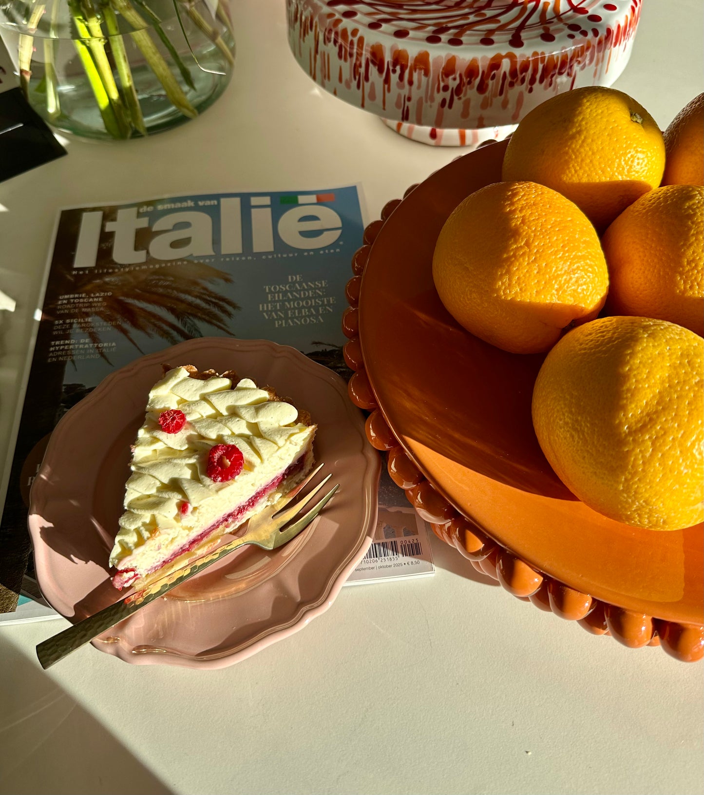 Giulia bord roze