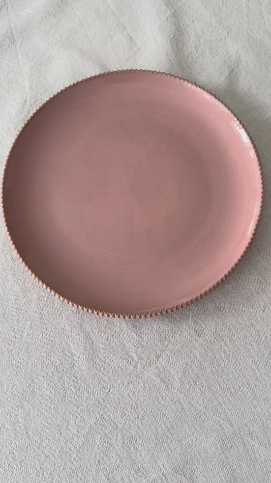 Ontbijtbord Bella roze