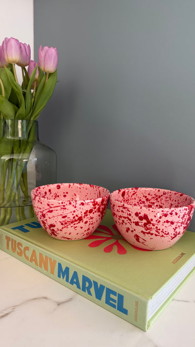 Nino schaal roze/rood