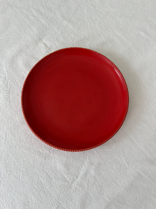 Ontbijtbord Bella rood